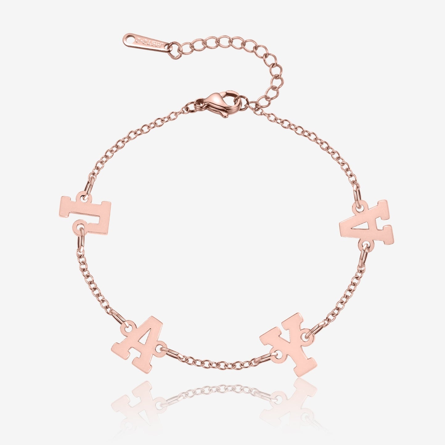 Personalized Letters Bracelet | Custom Name Jewelry with Adjustable Fit | Unique Gift for Any Occasion