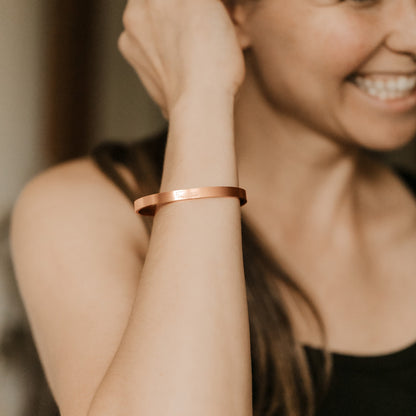 ‘Beautiful Girl You Can Do Hard Things’ Personalised Engraved Bangle