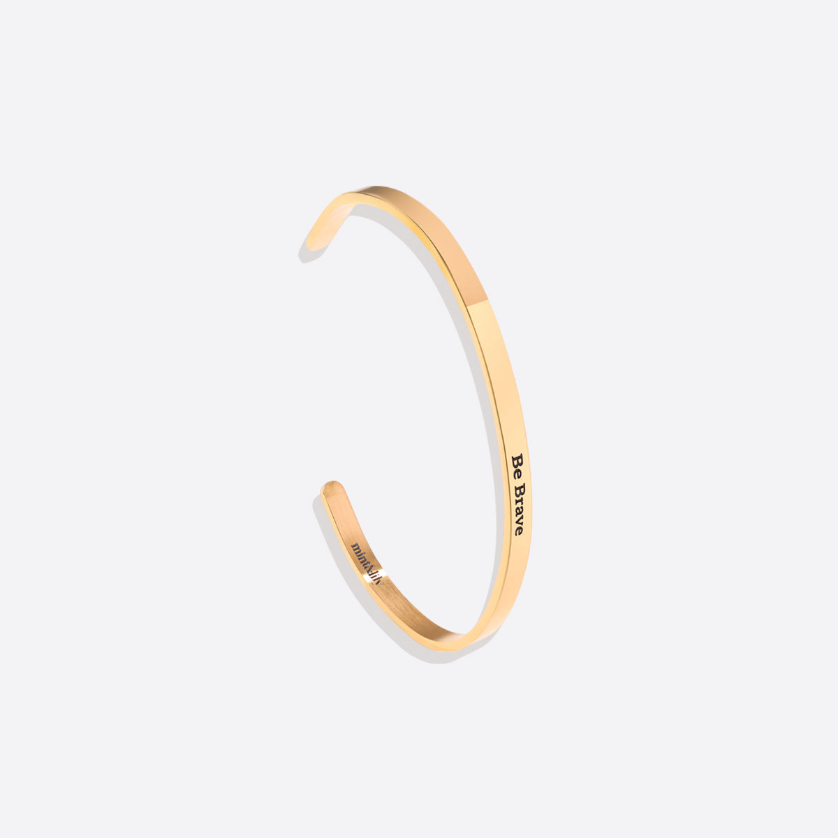 Custom Thin Personalised Engraved Cuff Bangle – Minimalist Bracelet