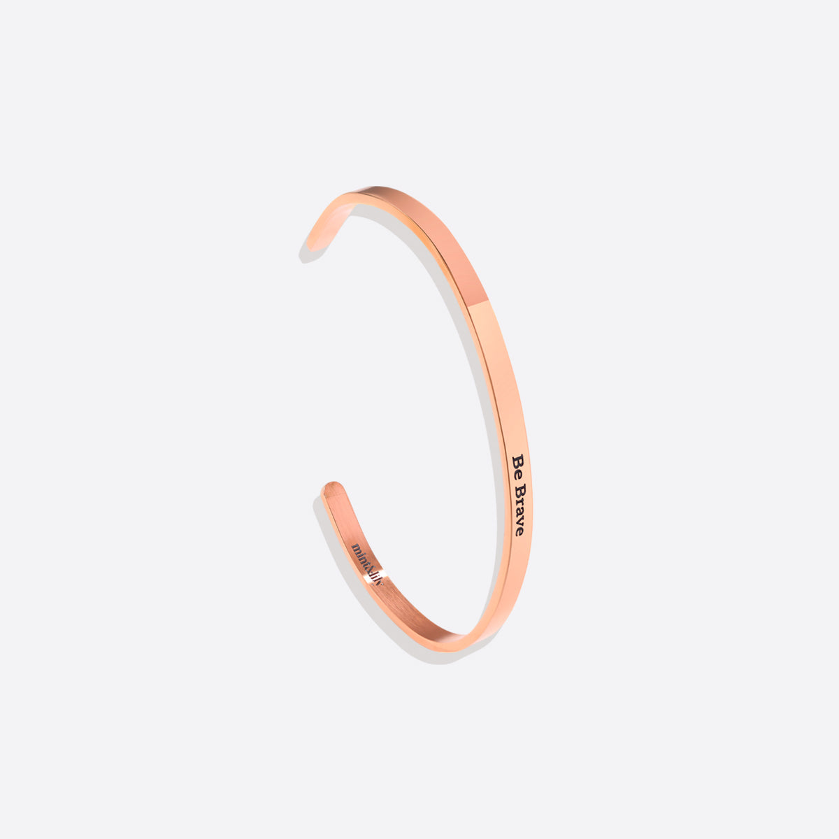Custom Thin Personalised Engraved Cuff Bangle – Minimalist Bracelet