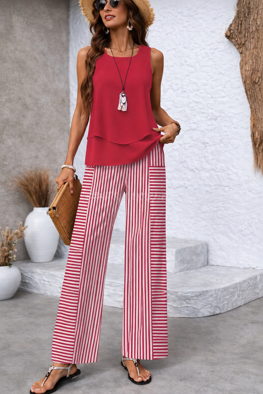 Rosavienne | Striped Riviera Set