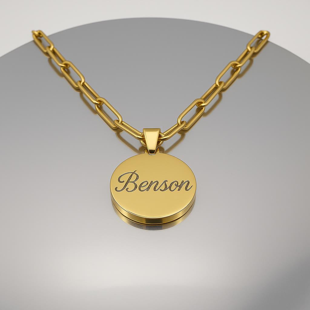 Personalised Pendant: Forever Cherish Your Pet | Engraved Memorial Photo Necklace