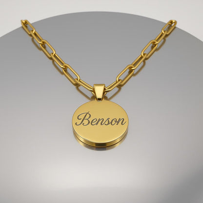 Personalised Pendant: Forever Cherish Your Pet | Engraved Memorial Photo Necklace