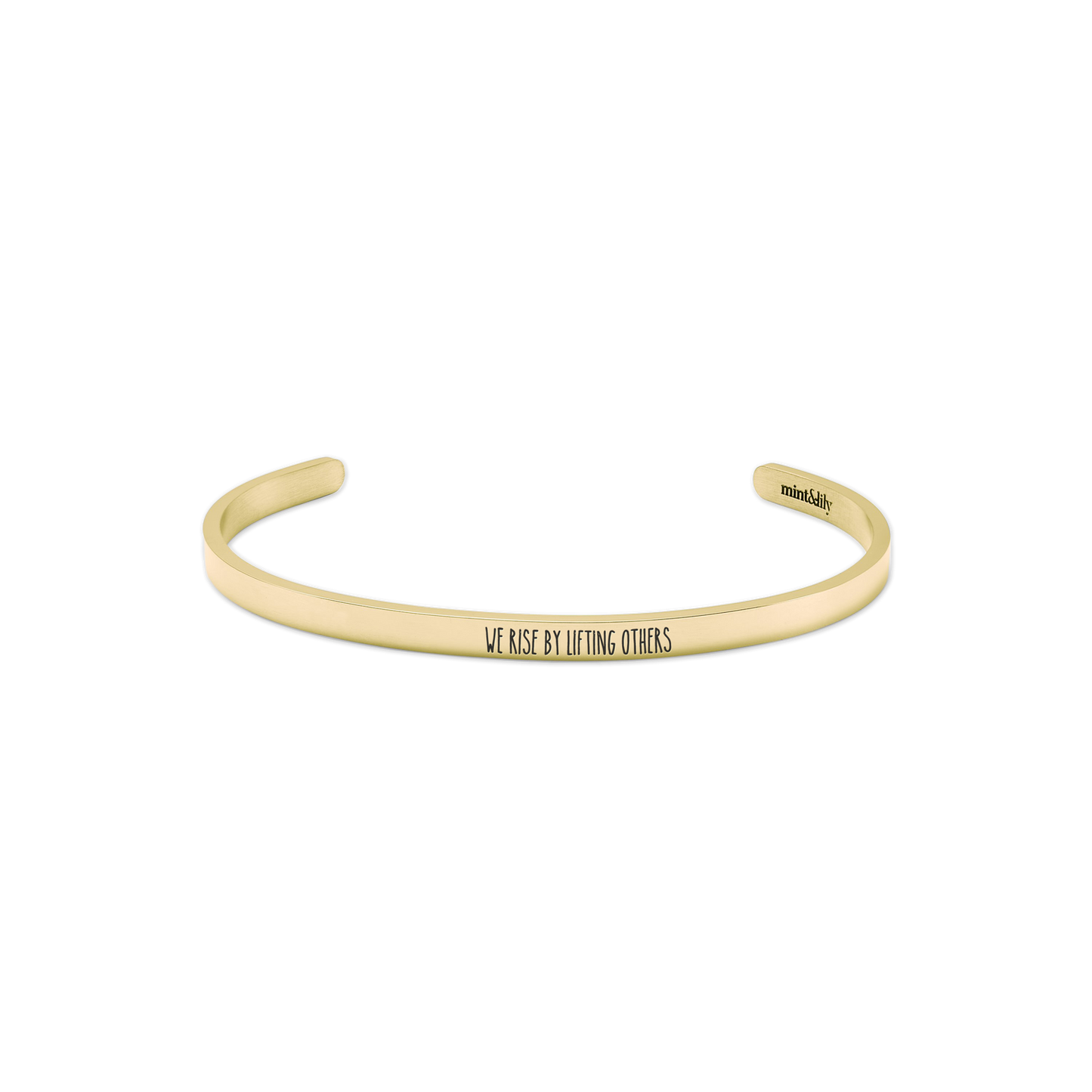 Custom Thin Personalised Engraved Cuff Bangle – Minimalist Bracelet