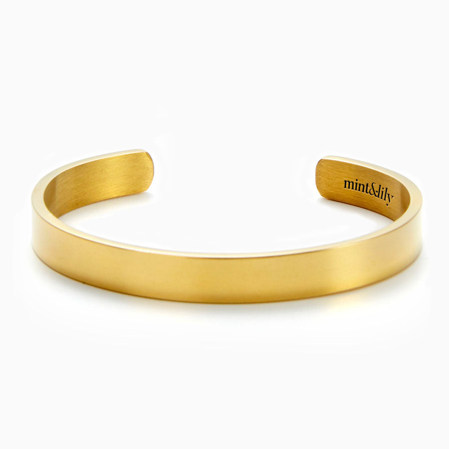 Personalised ‘I F*cking Love You’ Engraved Cuff Bangle – Cheeky Gift For Her