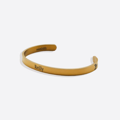 ‘Beautiful Girl You Can Do Hard Things’ Personalised Engraved Bangle