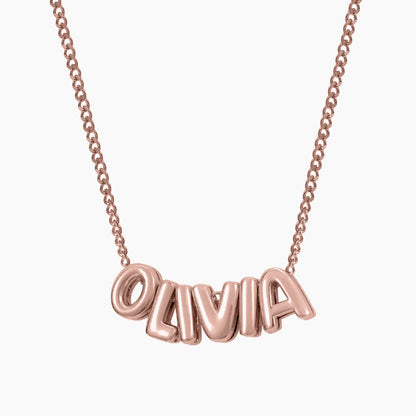 Bubble Name Necklace