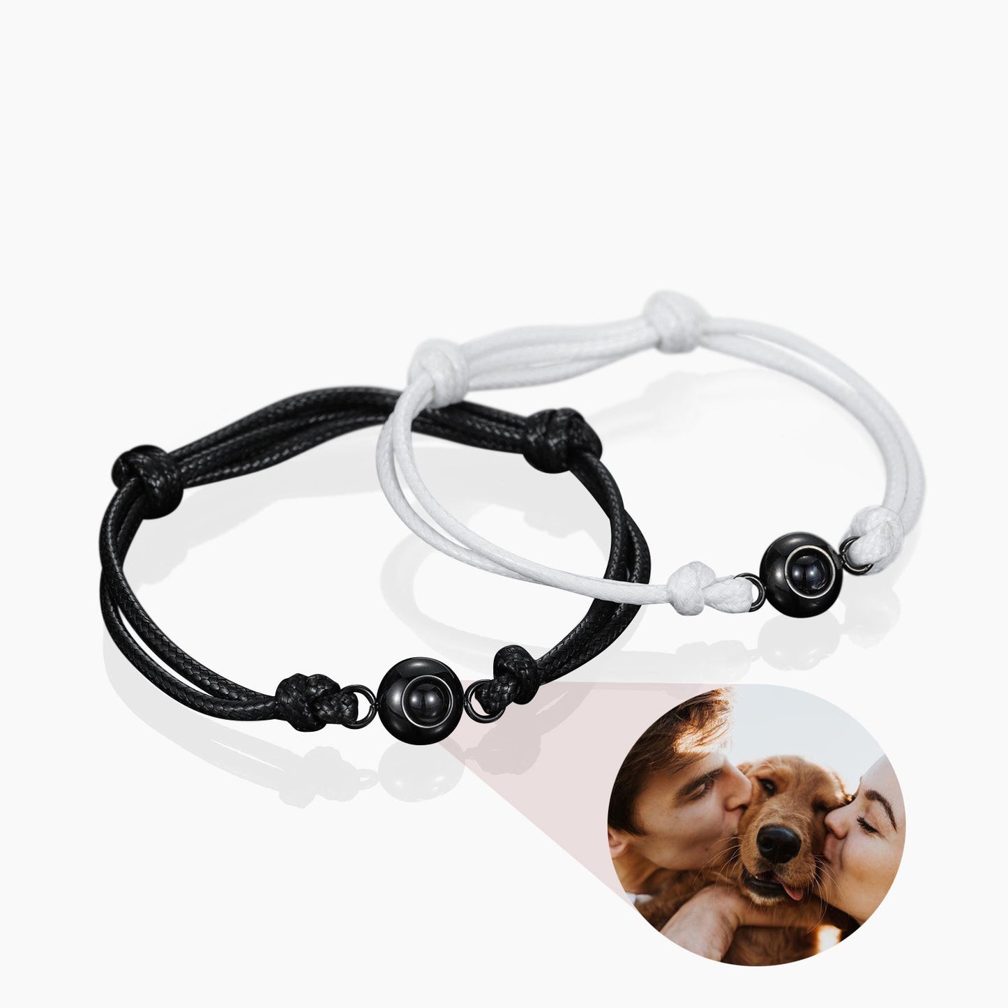 Custom Circle | Photo Bracelet with Hidden Image Feature | Unique Keepsake for Cherished Memories