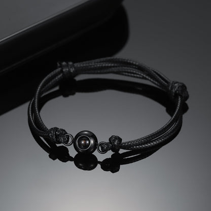 Custom Circle | Photo Bracelet with Hidden Image Feature | Unique Keepsake for Cherished Memories