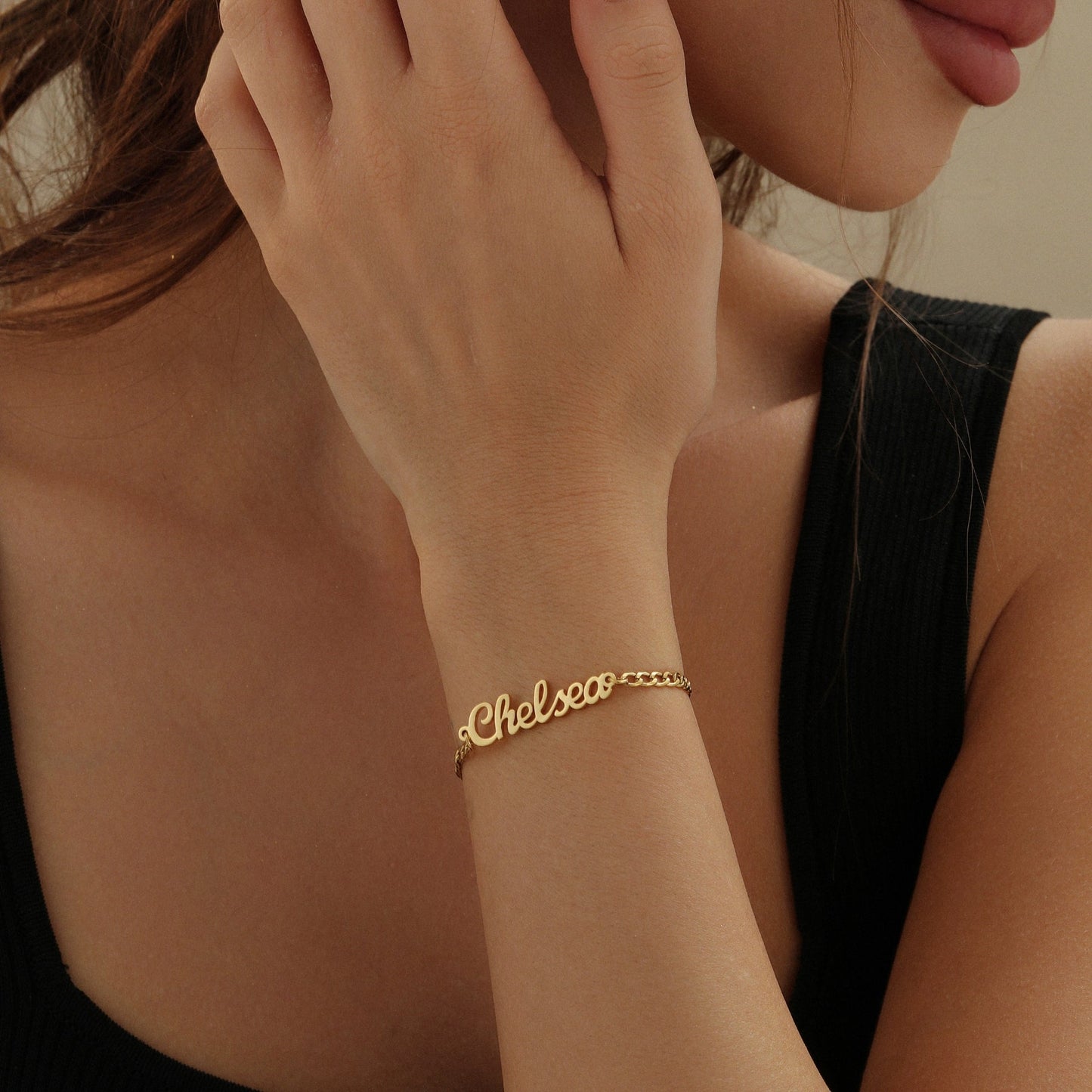Custom Name Bracelet | Durable Cuban Chain Design with Adjustable Length | Unique Personalized Gift for Any Occasion