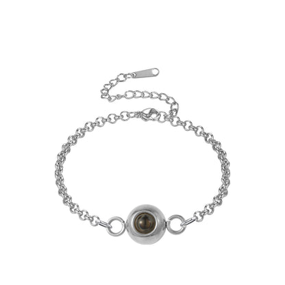 Custom Photo Bracelet | Personalized Keepsake with Hidden Image | Unique Accessory for Cherished Memories