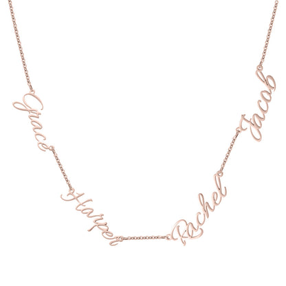 Multi Name Necklace