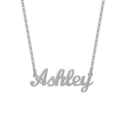 Diamond Cut Name Necklace