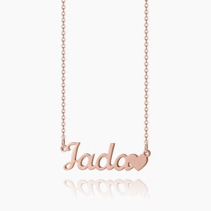 Personalized Heart Name Necklace