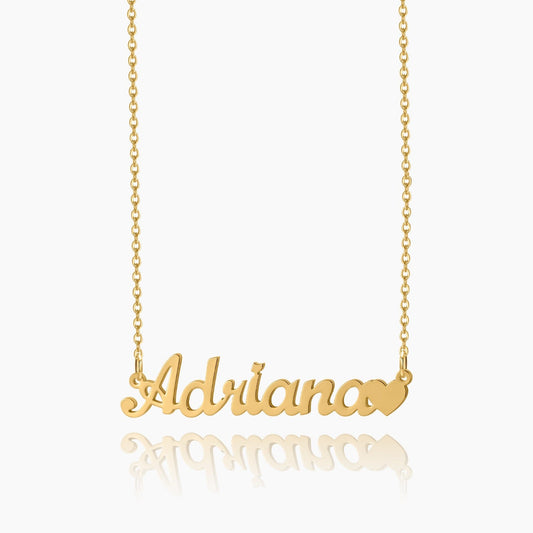 Personalized Heart Name Necklace