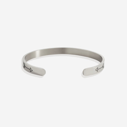Fully Custom Personalised Engraved Cuff Bangle – Bespoke Message