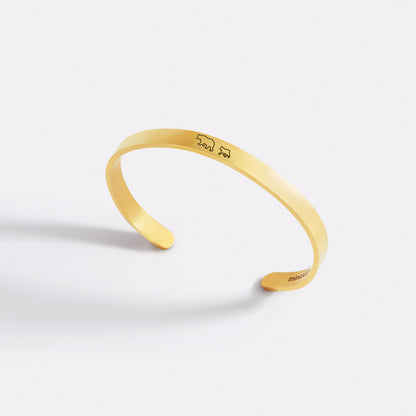 ‘Mama Bear & Her Baby Bears’ Personalised Engraved Bangle