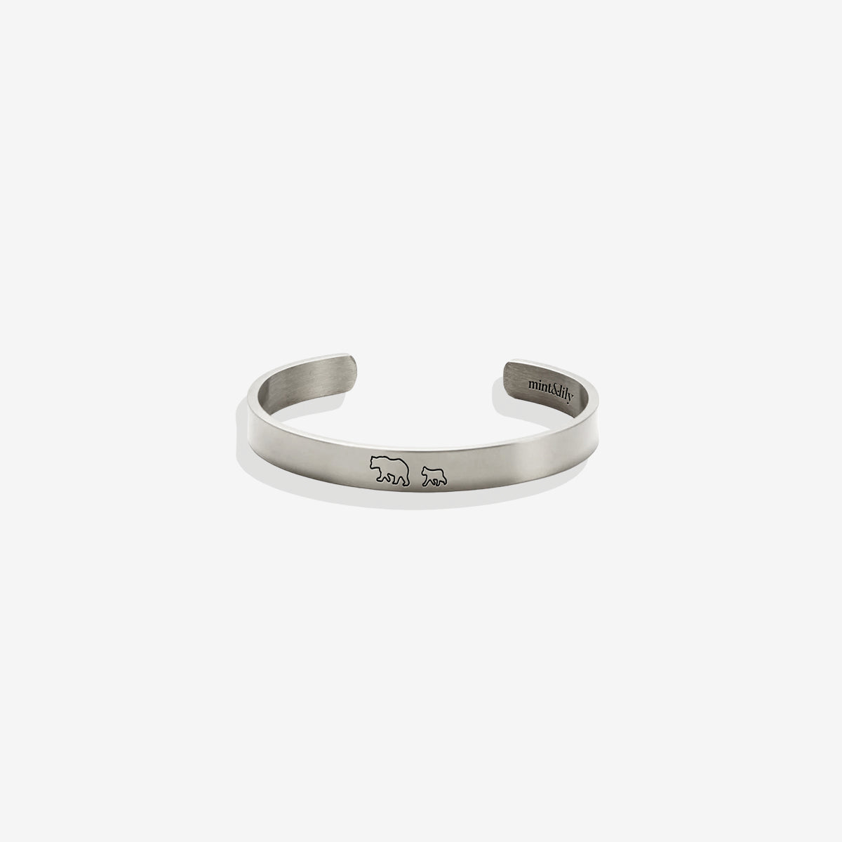 ‘Mama Bear & Her Baby Bears’ Personalised Engraved Bangle