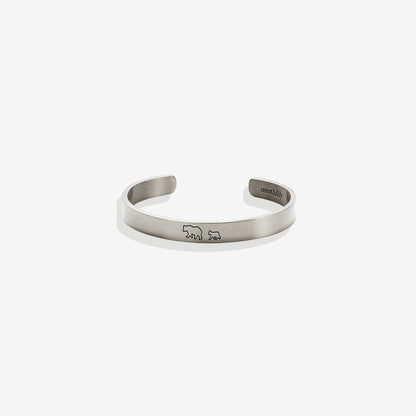 ‘Mama Bear & Her Baby Bears’ Personalised Engraved Bangle