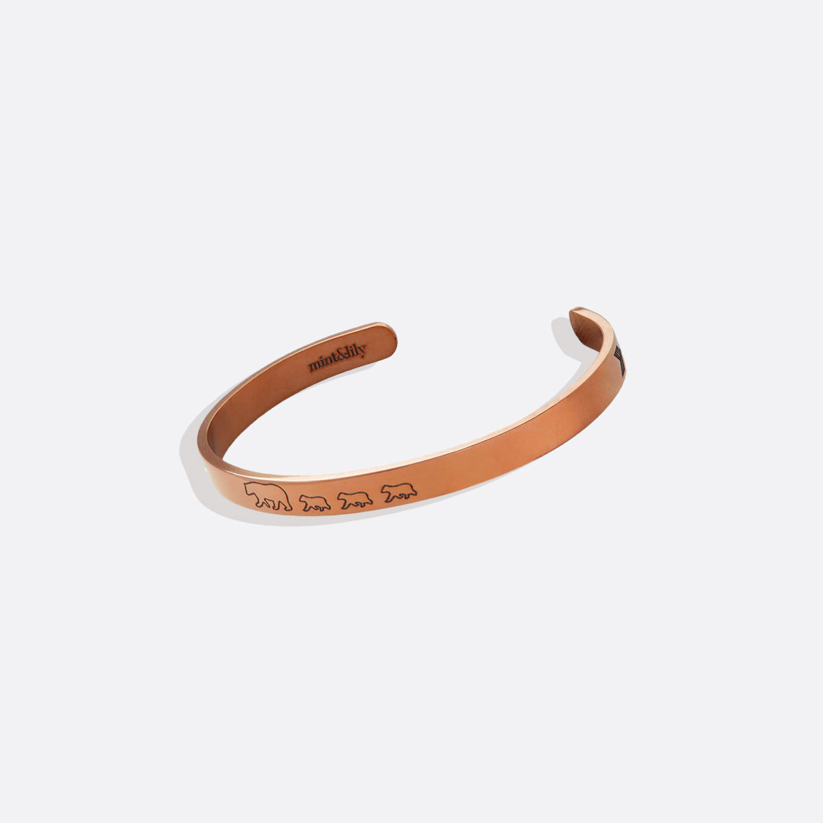 ‘Mama Bear & Her Baby Bears’ Personalised Engraved Bangle