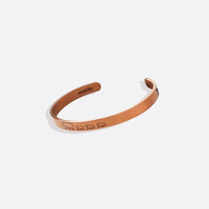 ‘Mama Bear & Her Baby Bears’ Personalised Engraved Bangle