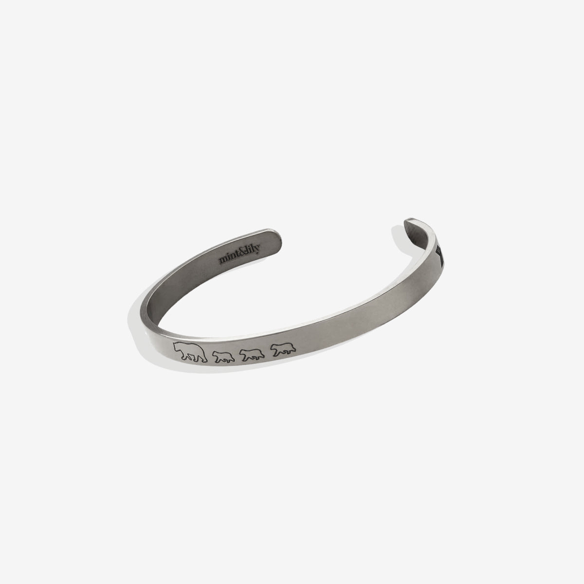 ‘Mama Bear & Her Baby Bears’ Personalised Engraved Bangle