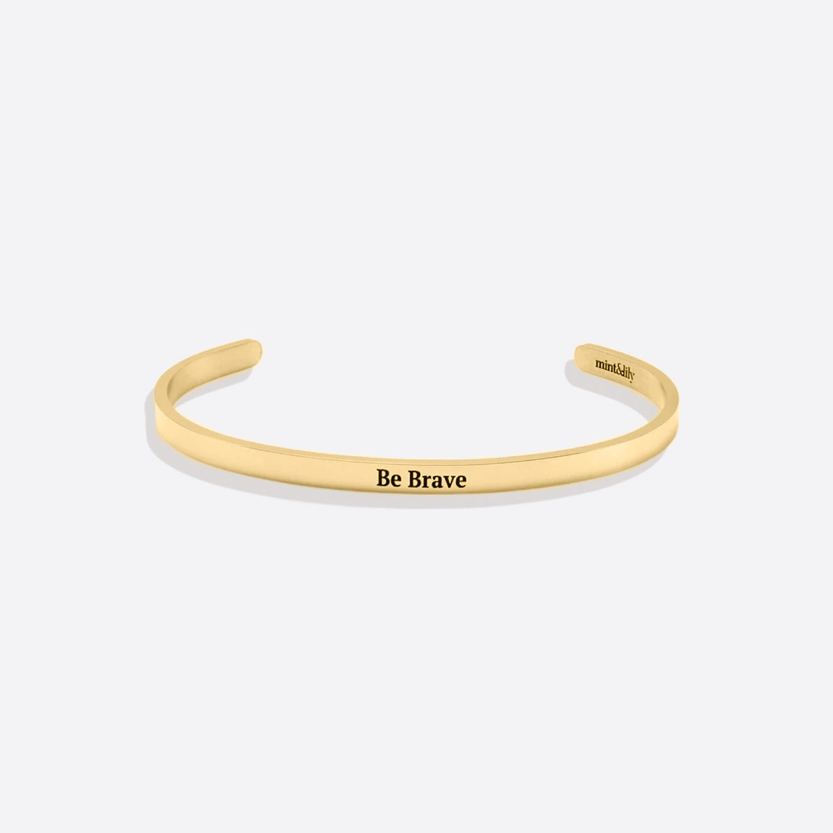 Custom Thin Personalised Engraved Cuff Bangle – Minimalist Bracelet