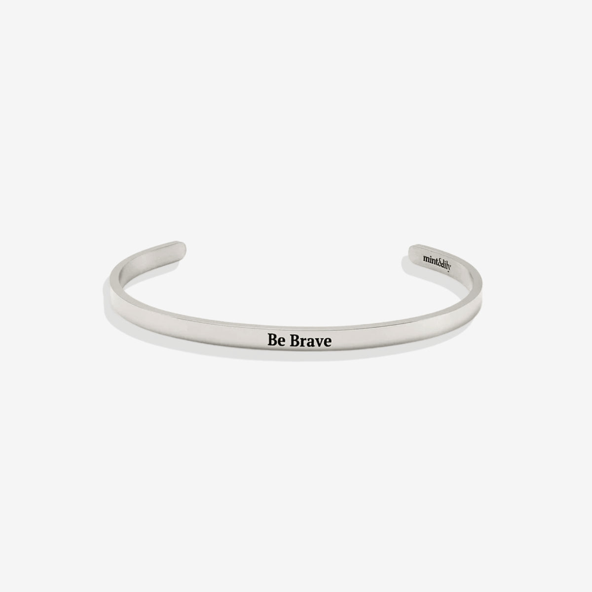 Custom Thin Personalised Engraved Cuff Bangle – Minimalist Bracelet