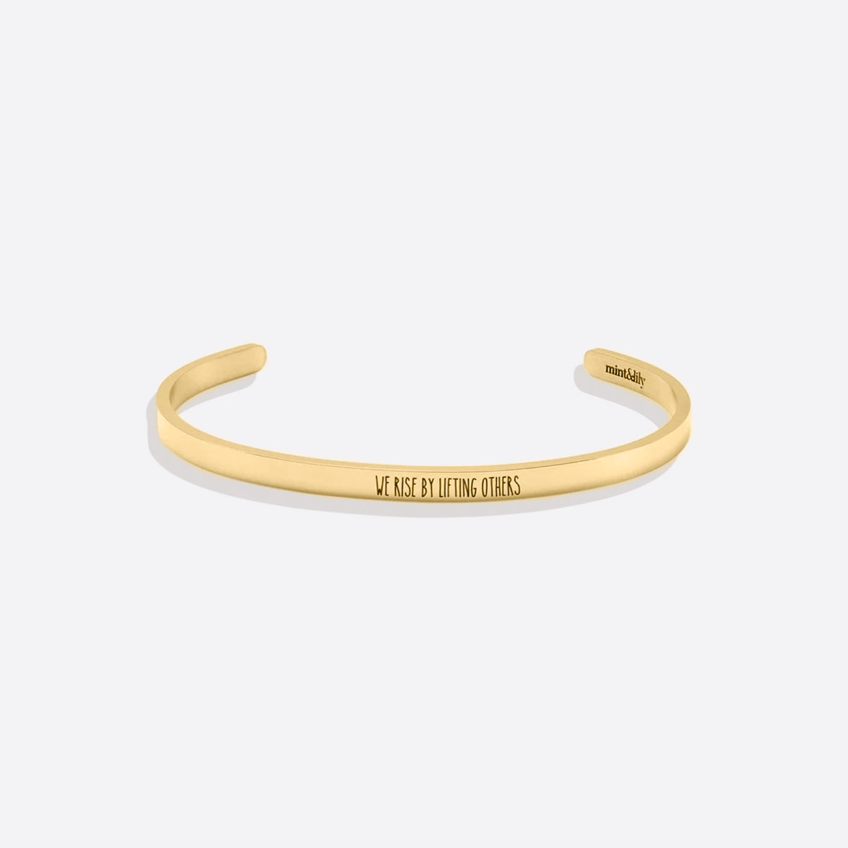 Custom Thin Personalised Engraved Cuff Bangle – Minimalist Bracelet