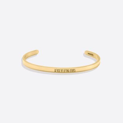 Custom Thin Personalised Engraved Cuff Bangle – Minimalist Bracelet