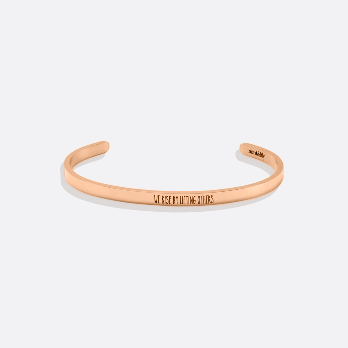 Custom Thin Personalised Engraved Cuff Bangle – Minimalist Bracelet