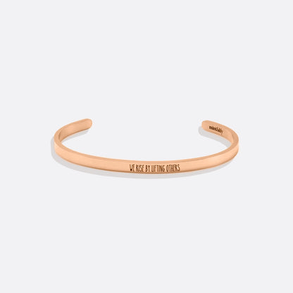 Custom Thin Personalised Engraved Cuff Bangle – Minimalist Bracelet