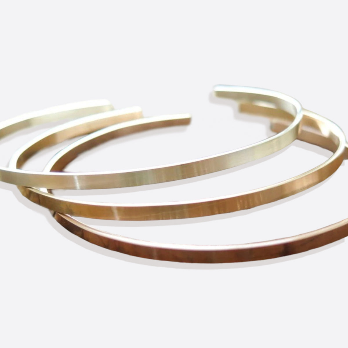 Custom Thin Personalised Engraved Cuff Bangle – Minimalist Bracelet