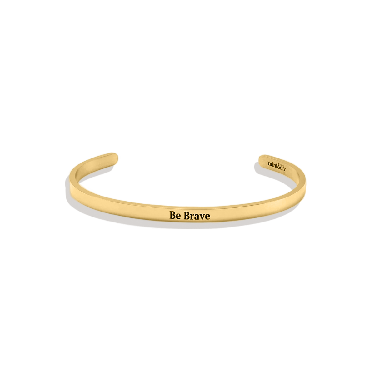 Custom Thin Personalised Engraved Cuff Bangle – Minimalist Bracelet