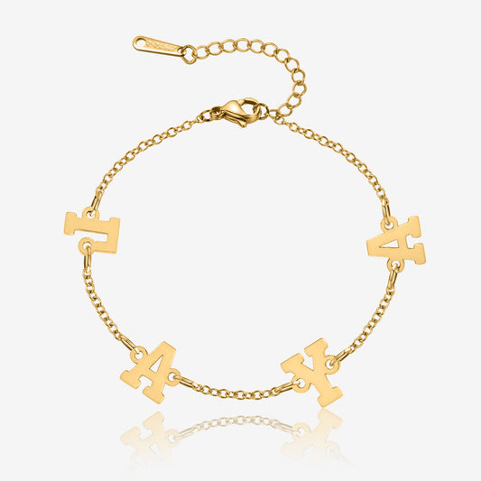 Personalized Letters Bracelet | Custom Name Jewelry with Adjustable Fit | Unique Gift for Any Occasion