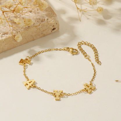 Personalized Letters Bracelet | Custom Name Jewelry with Adjustable Fit | Unique Gift for Any Occasion