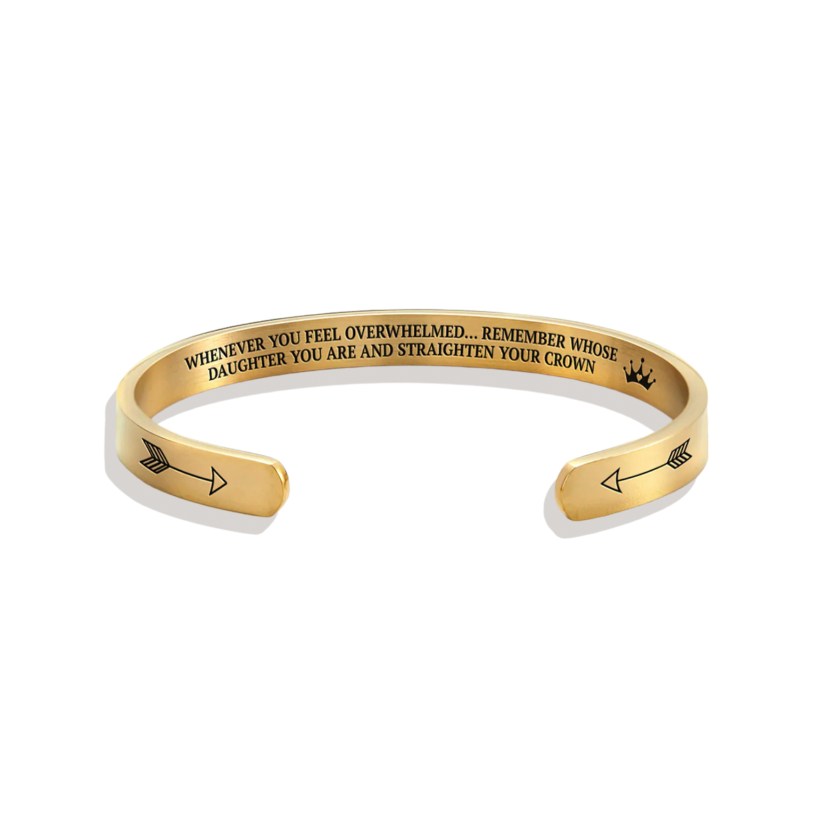 ‘Remember Who You Are’ Personalised Engraved Cuff Bangle