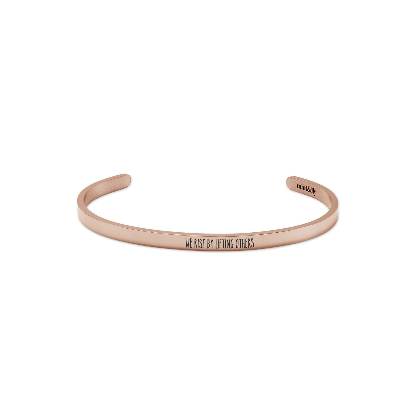 Custom Thin Personalised Engraved Cuff Bangle – Minimalist Bracelet