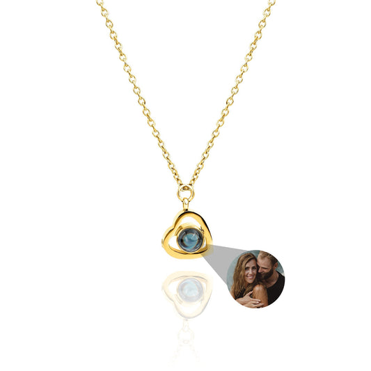 Personalised Heart Photo Necklace