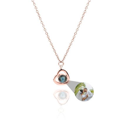 Personalised Heart Photo Necklace