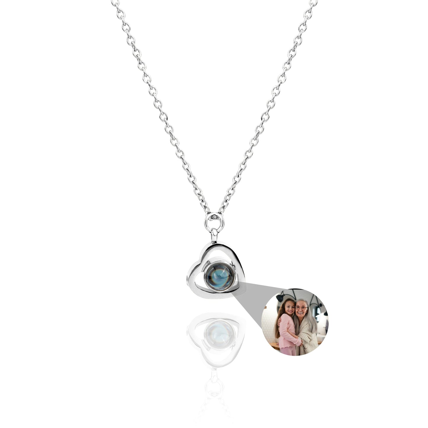 Personalised Heart Photo Necklace