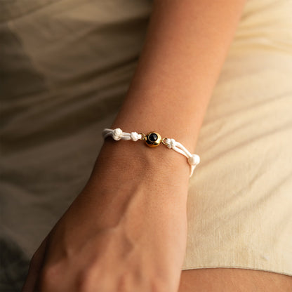 Personalised Photo Projection Bracelet - Marine Knot