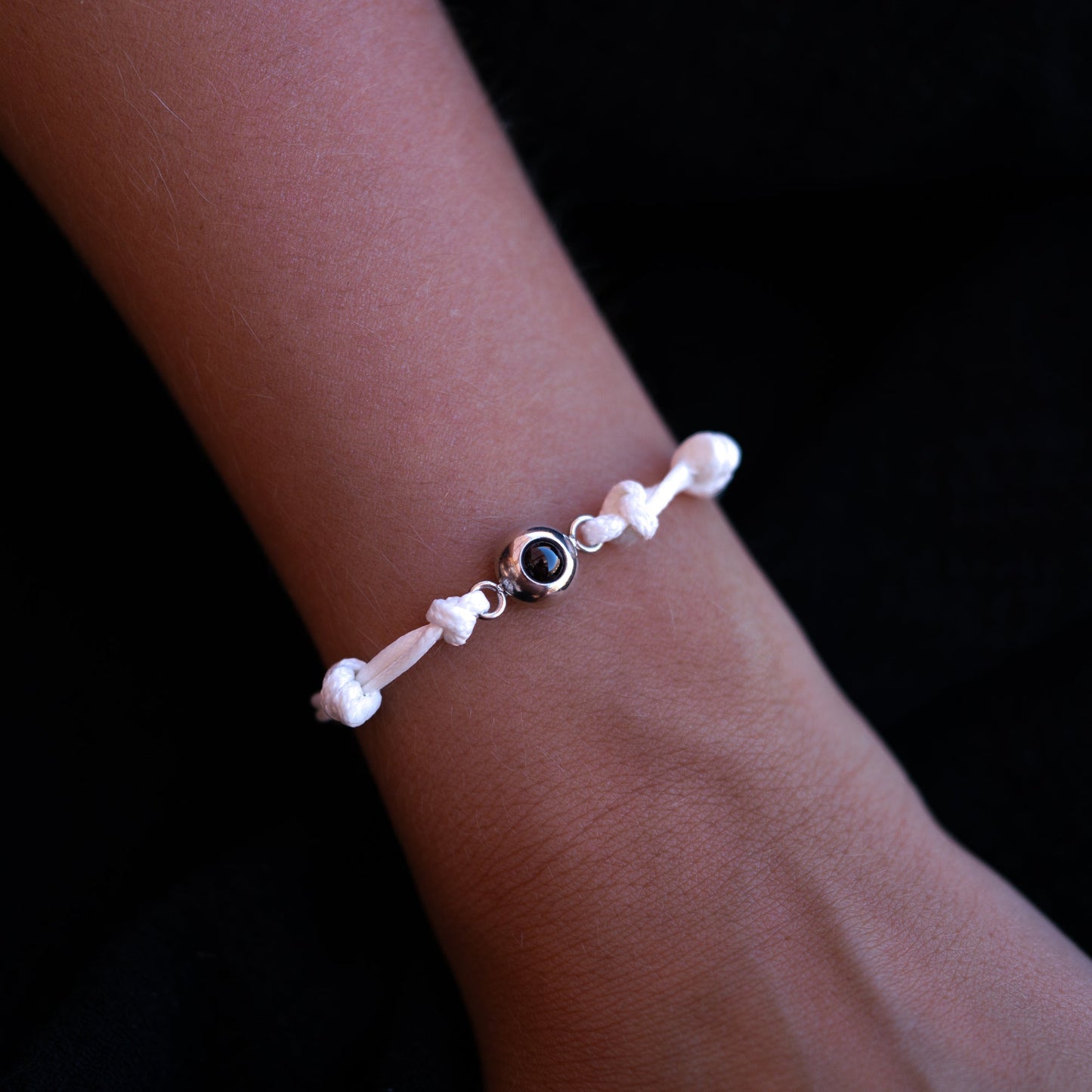 Personalised Photo Projection Bracelet - Marine Knot