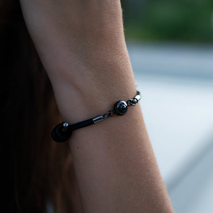Personalised Photo Projection Bracelet - Leather