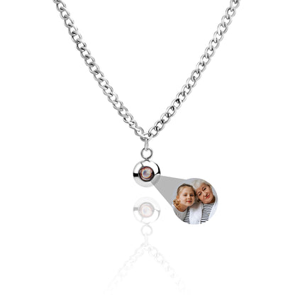Personalised Photo Necklace – Cuban Chain
