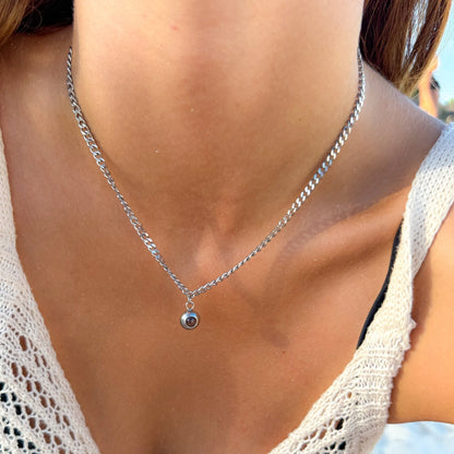 Personalised Photo Necklace – Cuban Chain