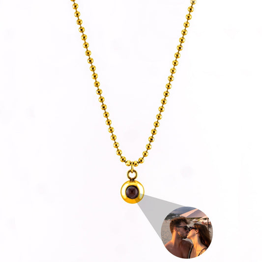 Personalised Photo Necklace – Ball Chain