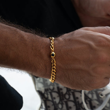 Personalised Photo Bracelet with Your Picture – Cuban Chain Projection Bracelet