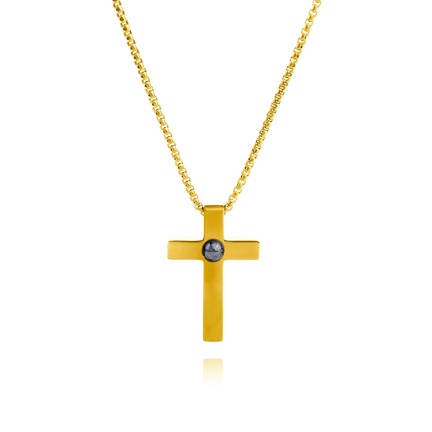 Personalised Photo Necklace – Cross
