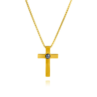 Personalised Photo Necklace – Cross